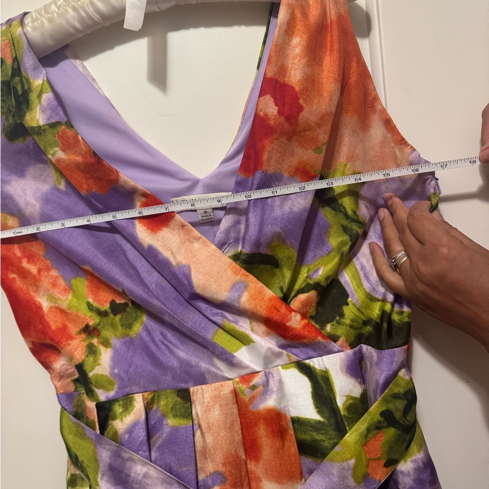 EVA PICONE Floral dress Size 10 - Picture 9 of 12
